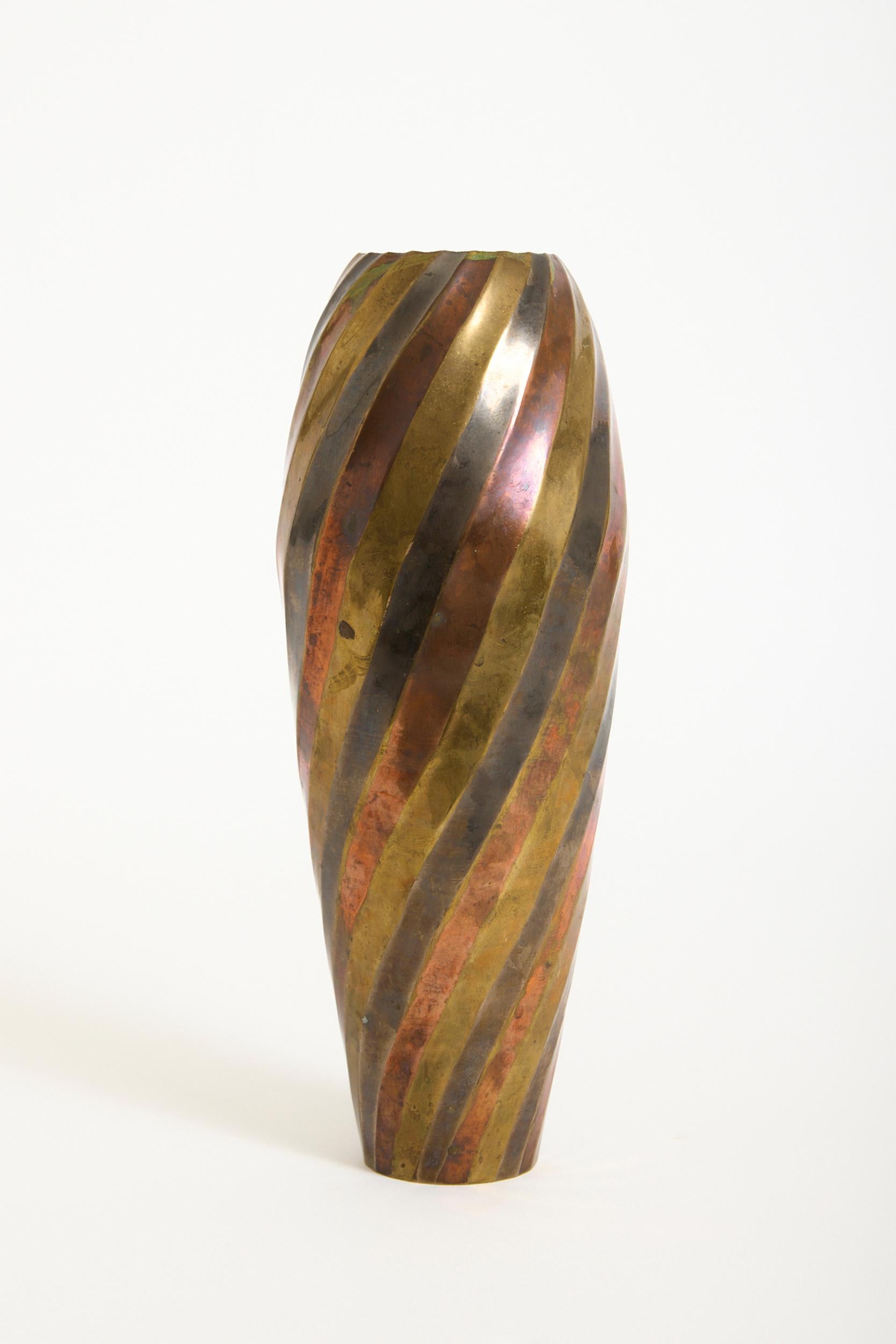 Français Vase Dinanderie en vente