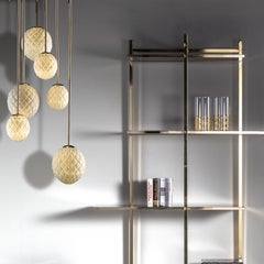 Dinasty Gold Brass Bookcase