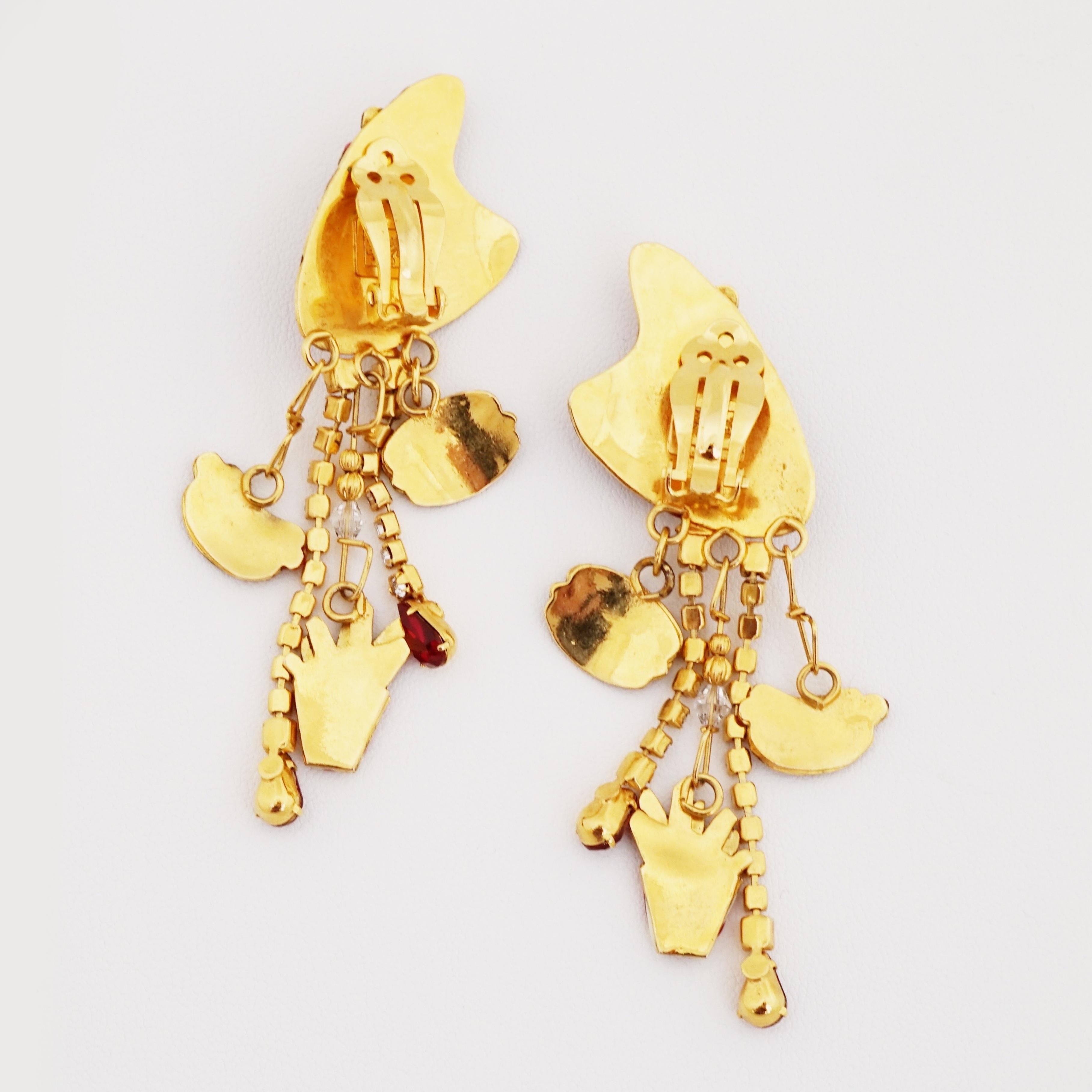 lunch at the ritz earrings vintage