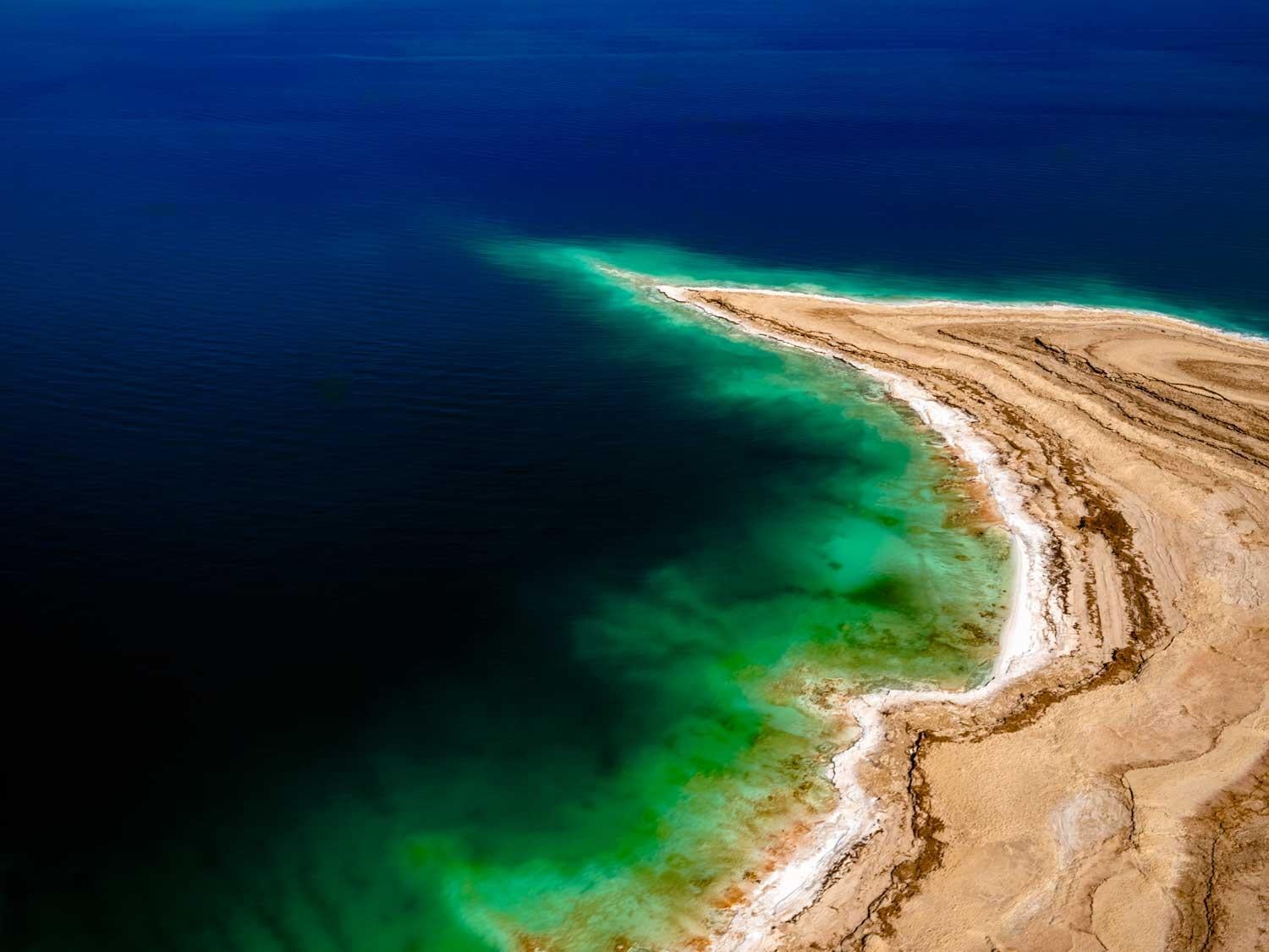 Dinesh Boaz Landscape Photograph - Depth Charge, Dead Sea, Israel, 2019