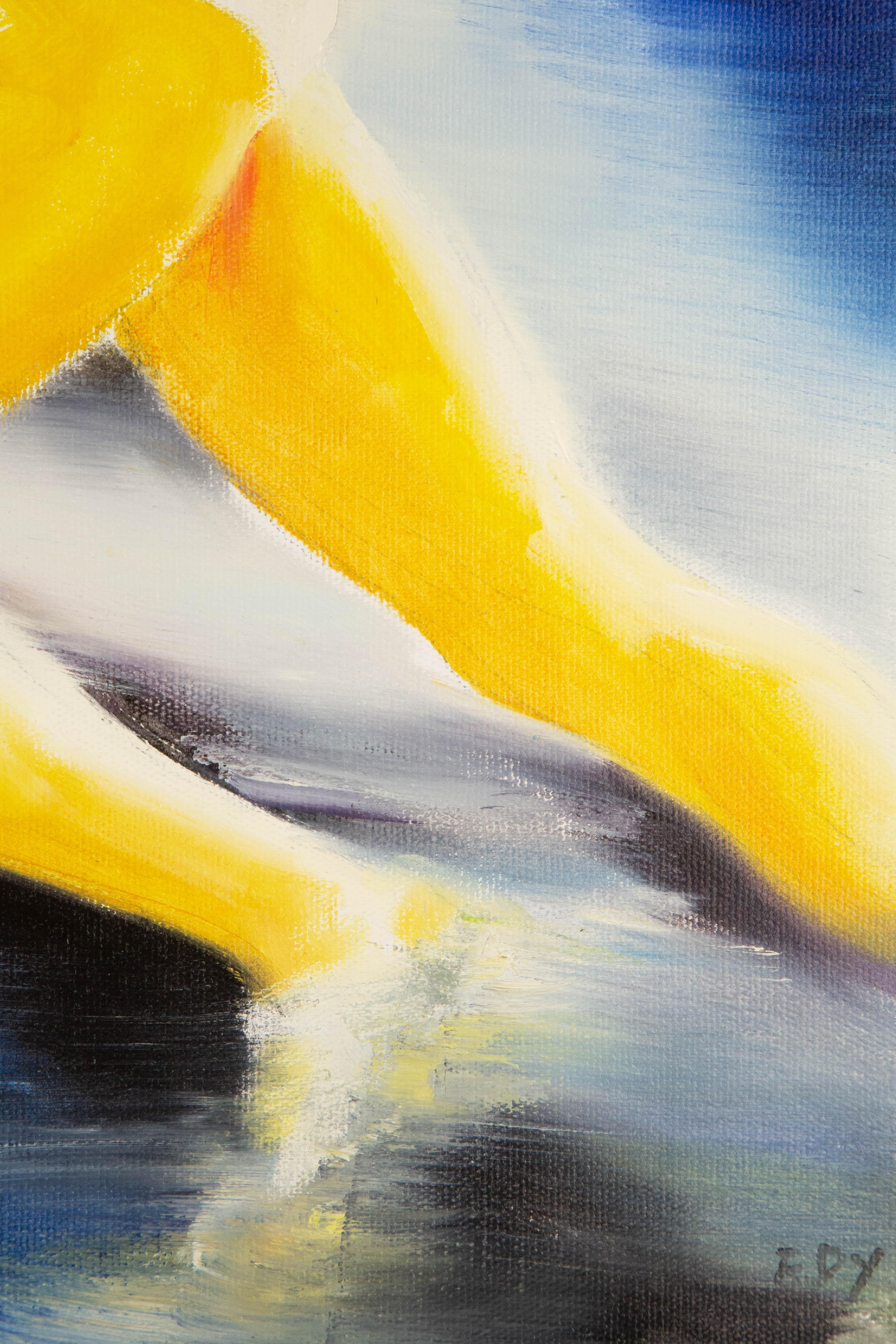 Dingyan E Contemporary Original Oil On Canvas 
