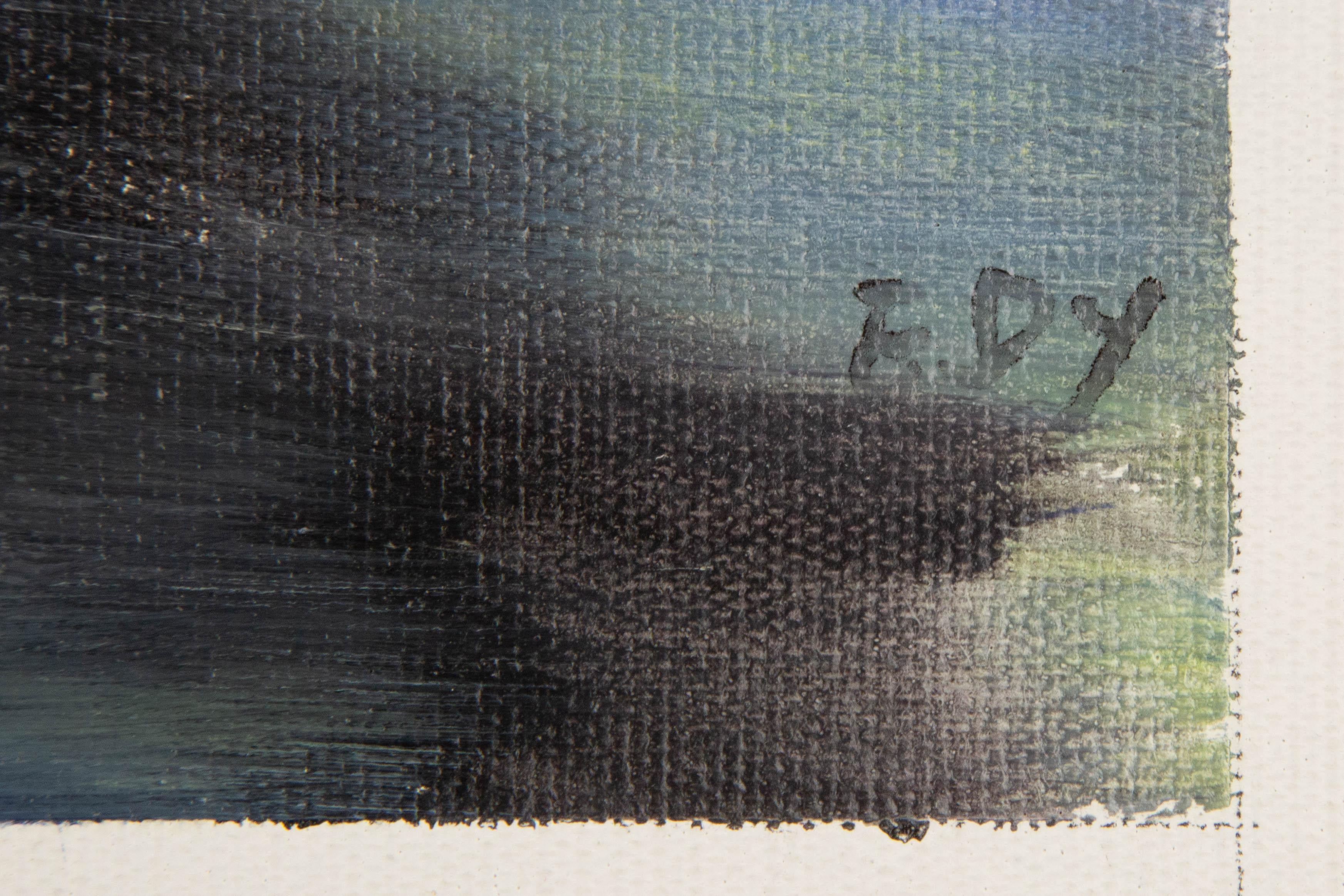 Dingyan E Contemporary Original Oil On Canvas 