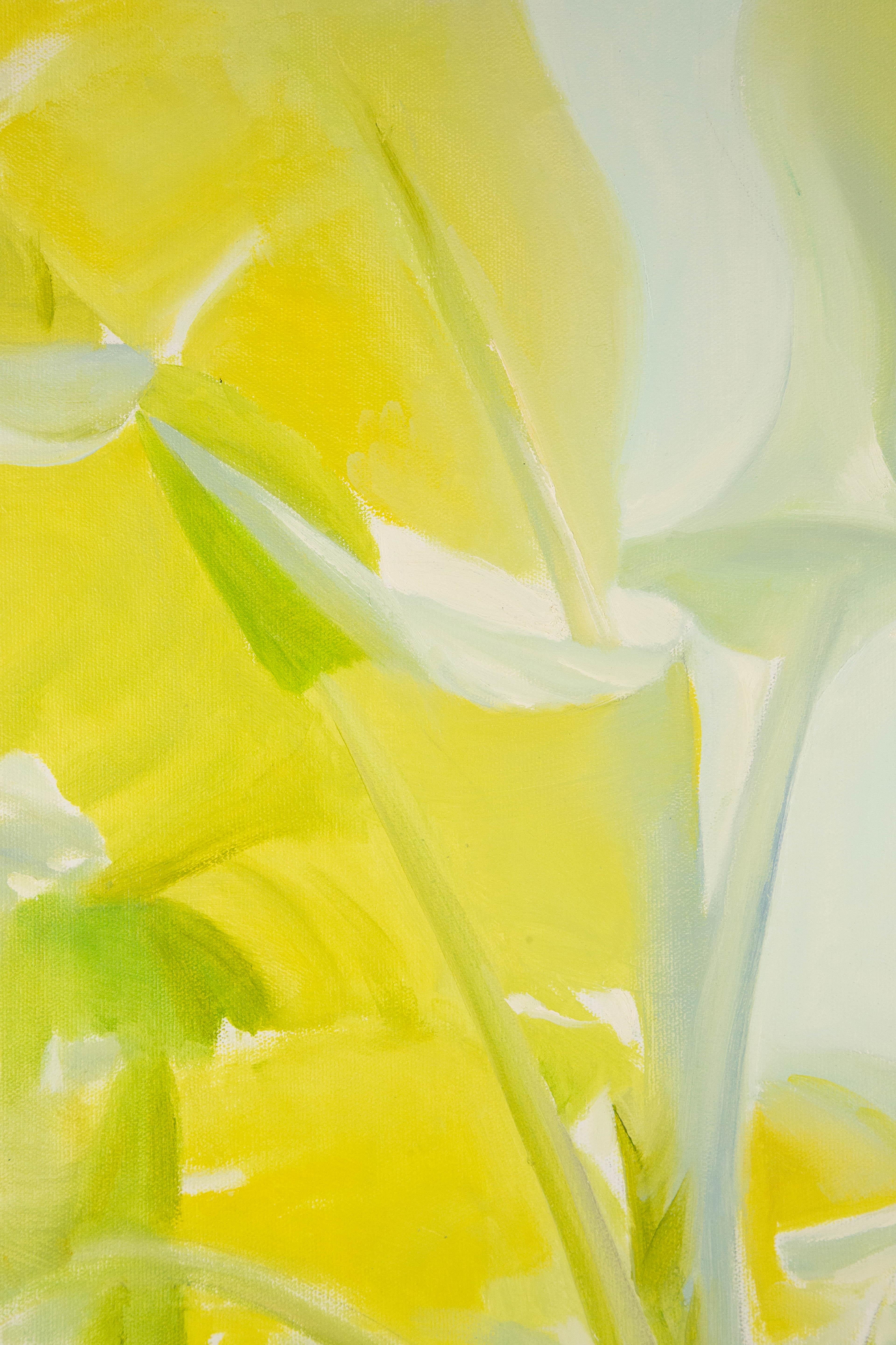Dingyan E, geblümtes Original Ölgemälde auf Leinwand, „In Dream Series II“, Dingyan im Angebot 1
