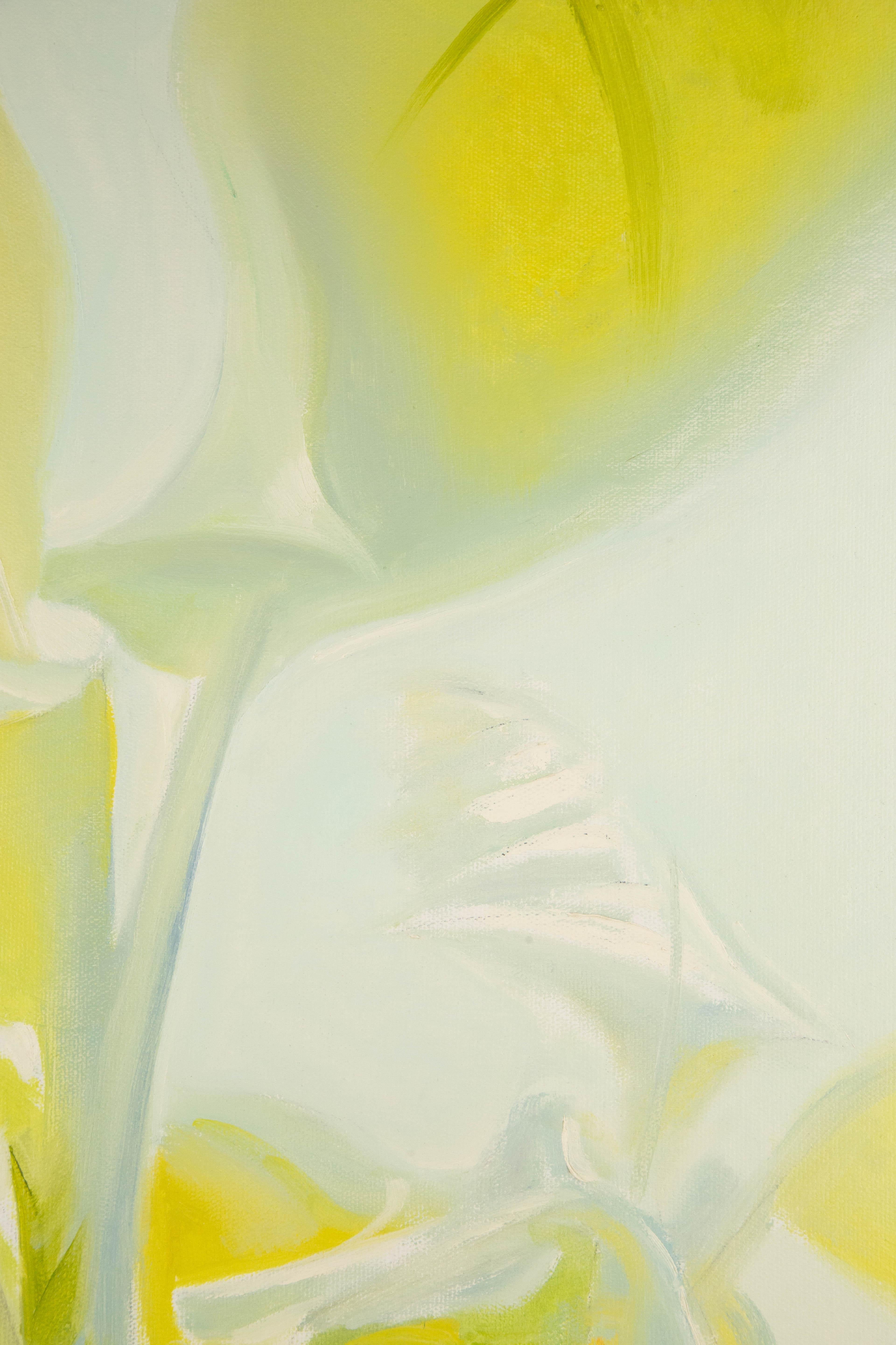 Dingyan E, geblümtes Original Ölgemälde auf Leinwand, „In Dream Series II“, Dingyan im Angebot 3