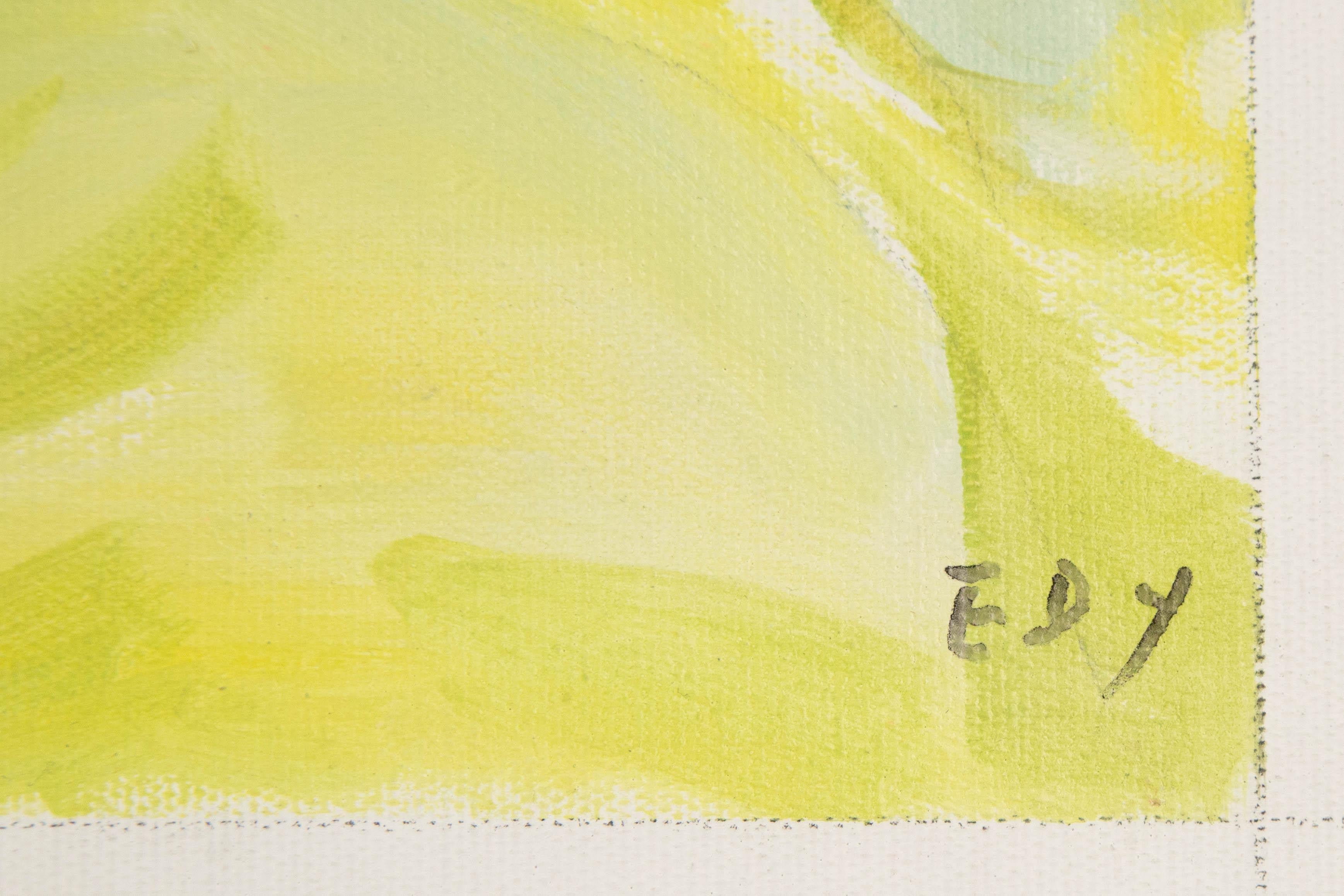 Dingyan E, geblümtes Original Ölgemälde auf Leinwand, „In Dream Series II“, Dingyan im Angebot 6