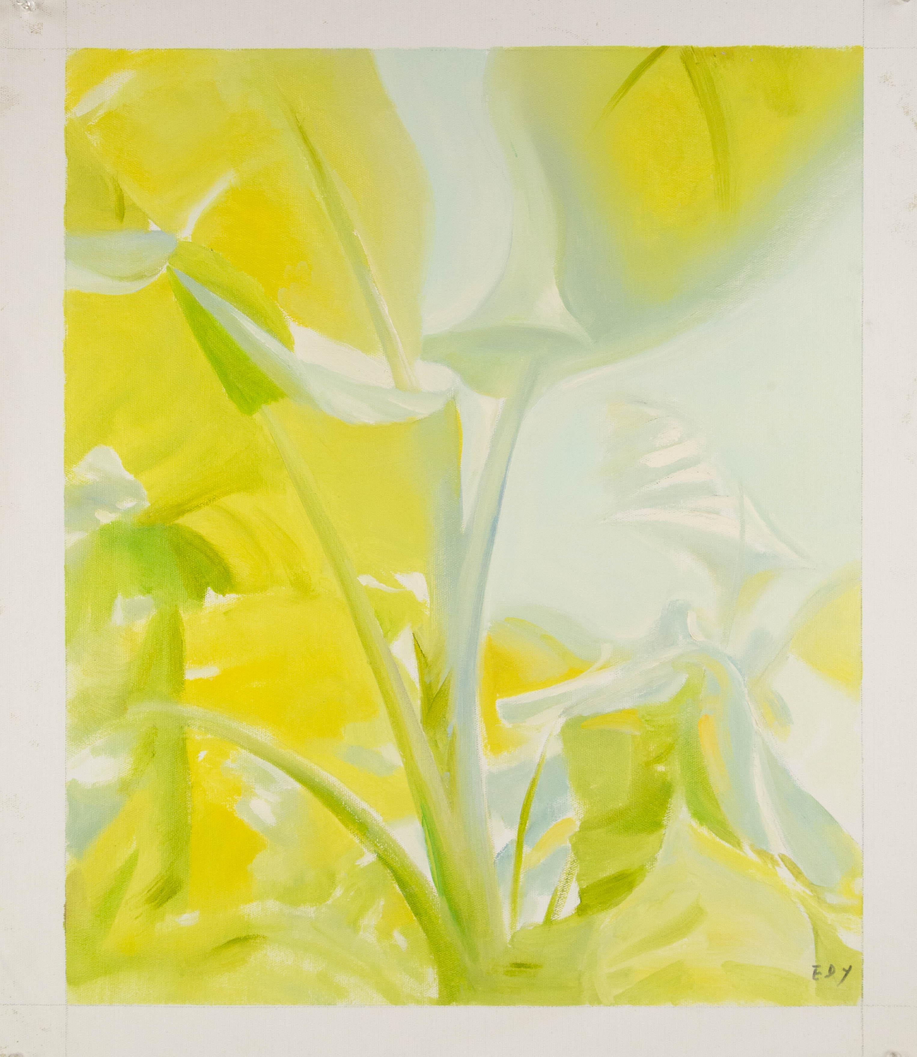Dingyan E, geblümtes Original Ölgemälde auf Leinwand, „In Dream Series II“, Dingyan im Angebot 7
