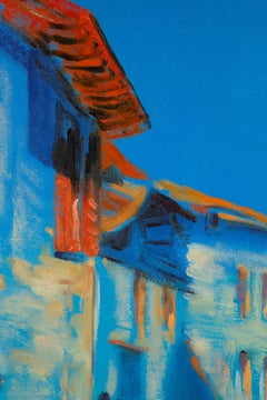Dingyan E Paesaggio Olio Originale Su Tela "In Dream Series I"