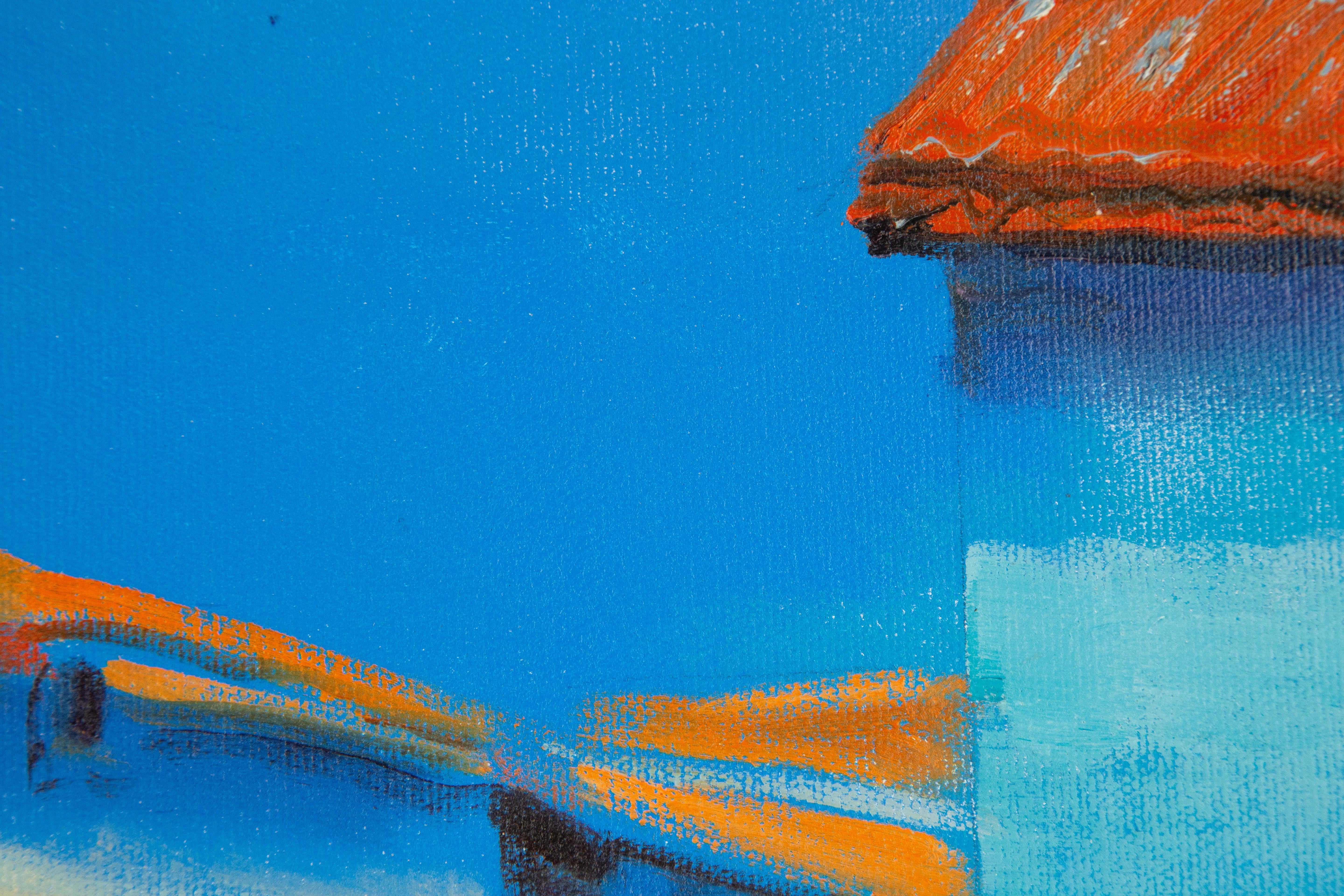 Dingyan E Landschaft Original Ölgemälde auf Leinwand „In Dream Series I“ im Angebot 5