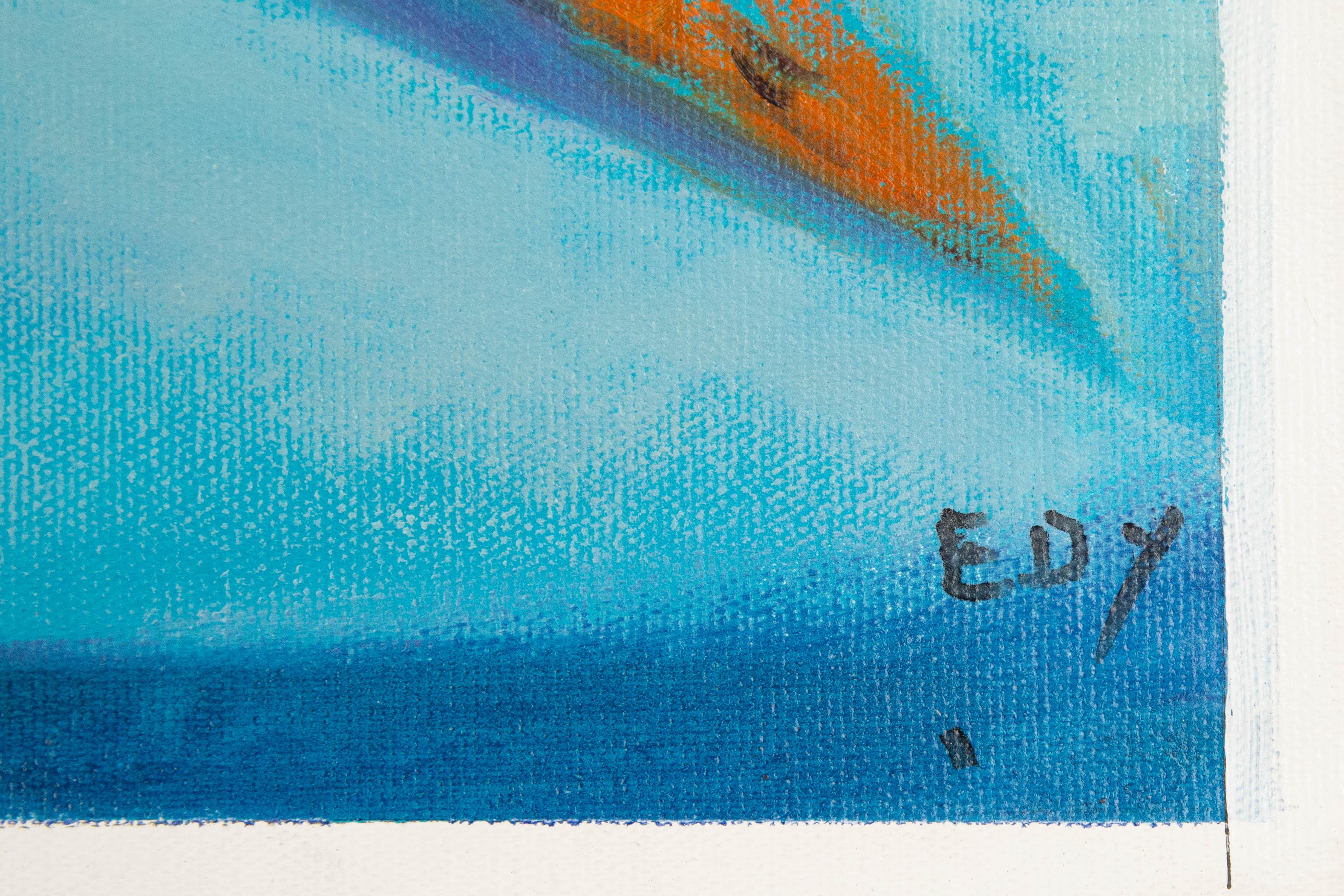 Dingyan E Landschaft Original Ölgemälde auf Leinwand „In Dream Series I“ im Angebot 7