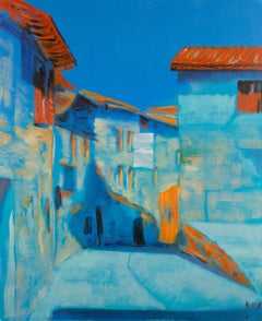 Dingyan E Landschaft Original Ölgemälde auf Leinwand „In Dream Series I“