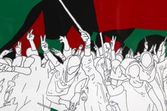 Fragile Springs, Libya, Pop-Art-Raumteiler von Dinh Q. Le