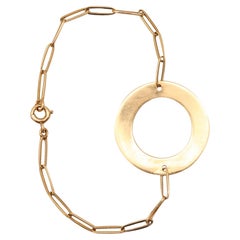 DINH VAN 1970 Paris Modernism TARGET Bracelet In Solid 18Kt Yellow Gold