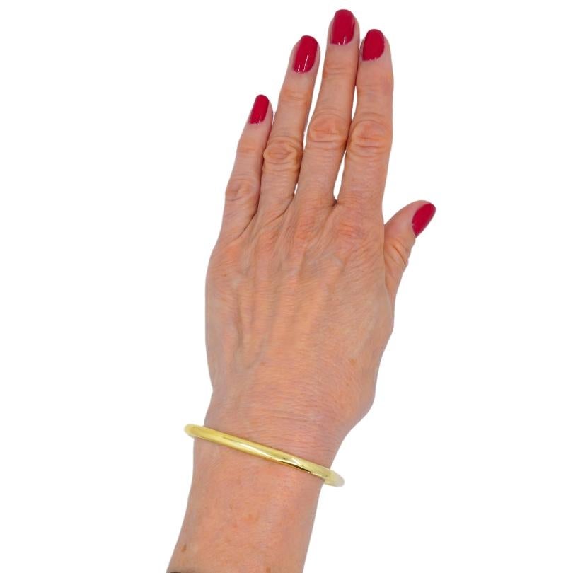 Dinh Van for Cartier Pulsera de oro de 18 quilates Joyería minimalista Vintage Estate en Excelente estado para la venta en Beverly Hills, CA