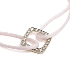 Dinh Van Bracelet Impression L White Gold Diamond Large Link Bracelet New Strap