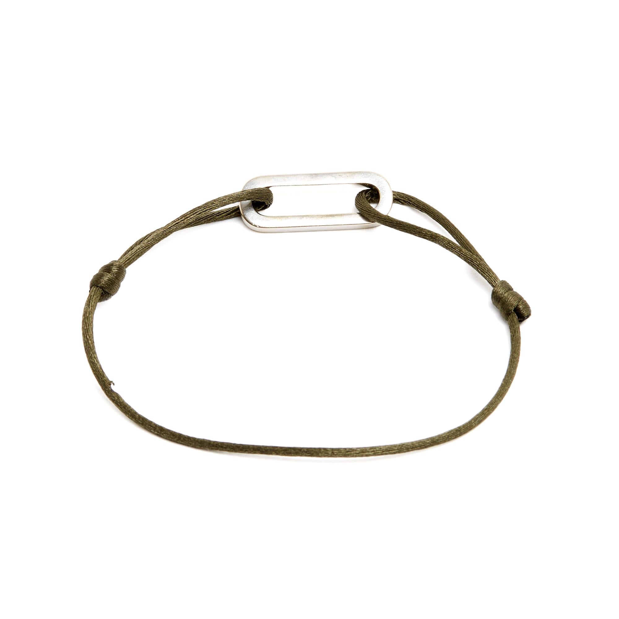 da uomo o donna Dinh Van Bracciale Maillon L Oro Bianco Diamante Grande A Link Bracciale Nuovo