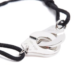 Dinh Van Bracelet Menotte GM Silver Sterling XL Cufflinks Bracelet réglable