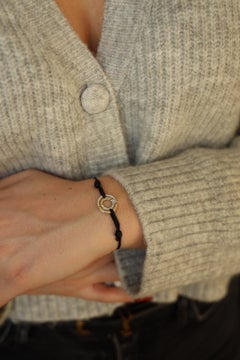 Dinh Van Bracelet Seventies White Gold Diamond