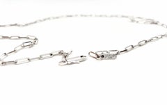 Dinh Van Chain Necklace  White Gold