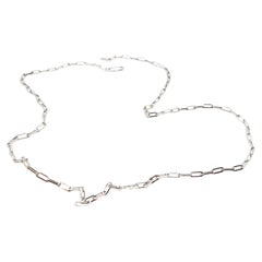 Dinh Van Chain Necklace  White Gold