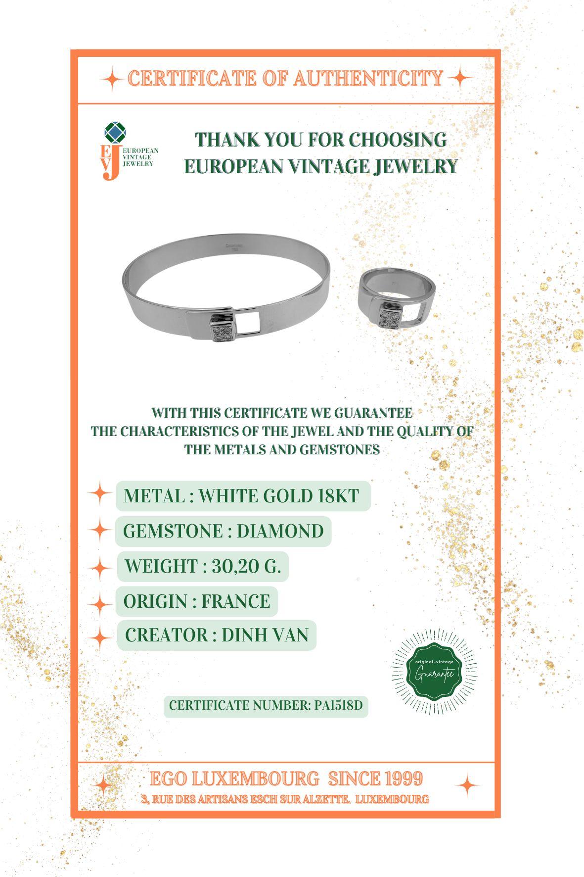 Bracciale e anello Dinh Van 