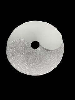 Dinh Van Double Sens White Gold Pendant with Diamonds