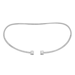 Dinh Van Flex Le Cube Diamond Necklace 18K White Gold