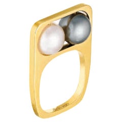 Dinh Van für Pierre Cardin, modernistischer Ring