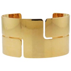 Dinh Van Gold Cuff Bracelet