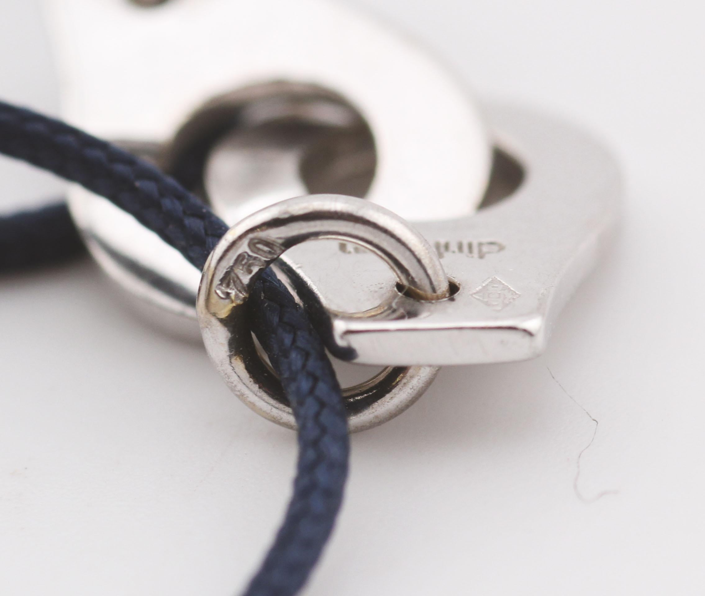 Dinh Van Menotte Bracciale con manette in oro bianco 18 carati in vendita 1