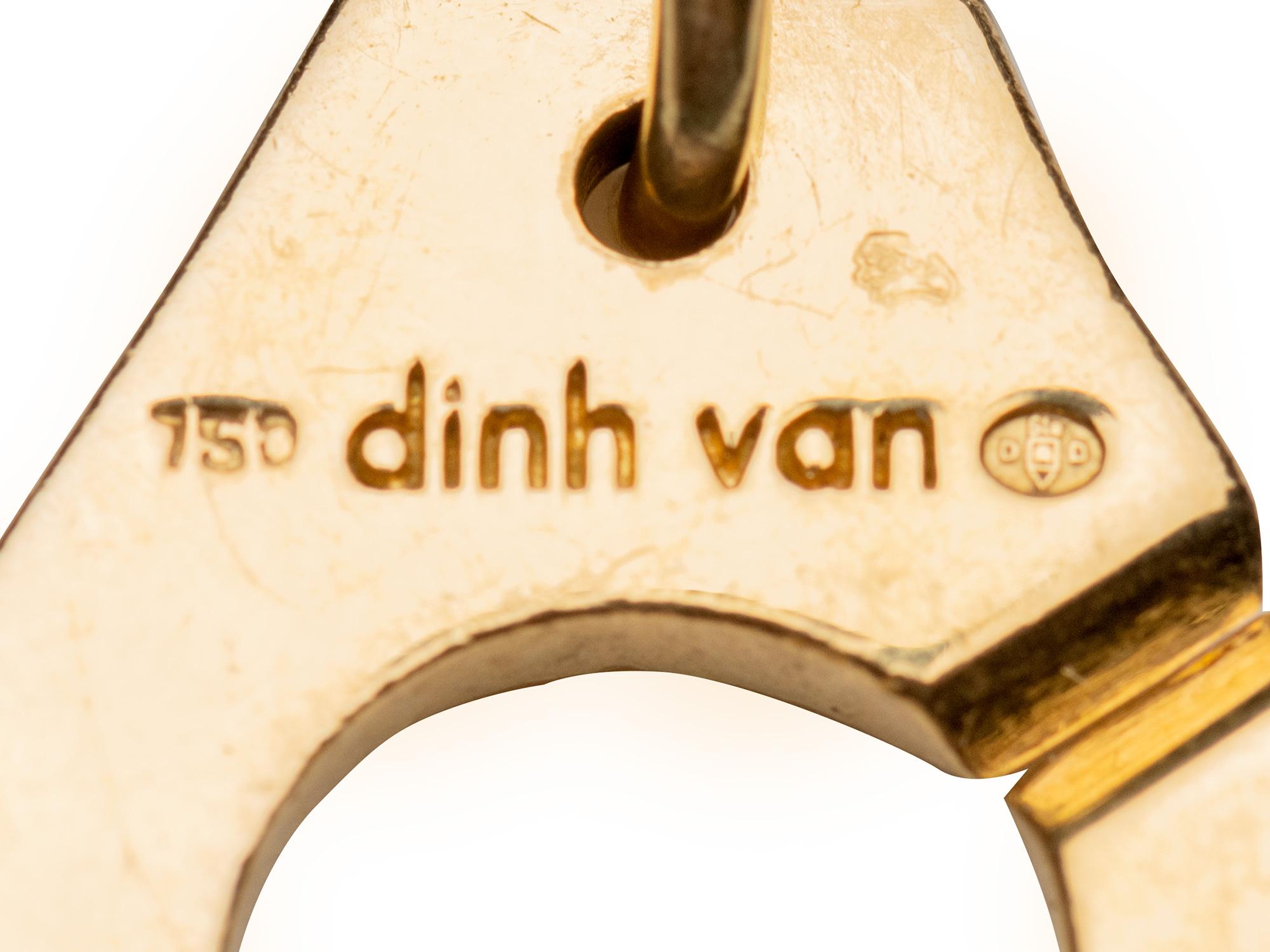 Dinh Van Menottes Halskette mit Anhänger für Damen oder Herren