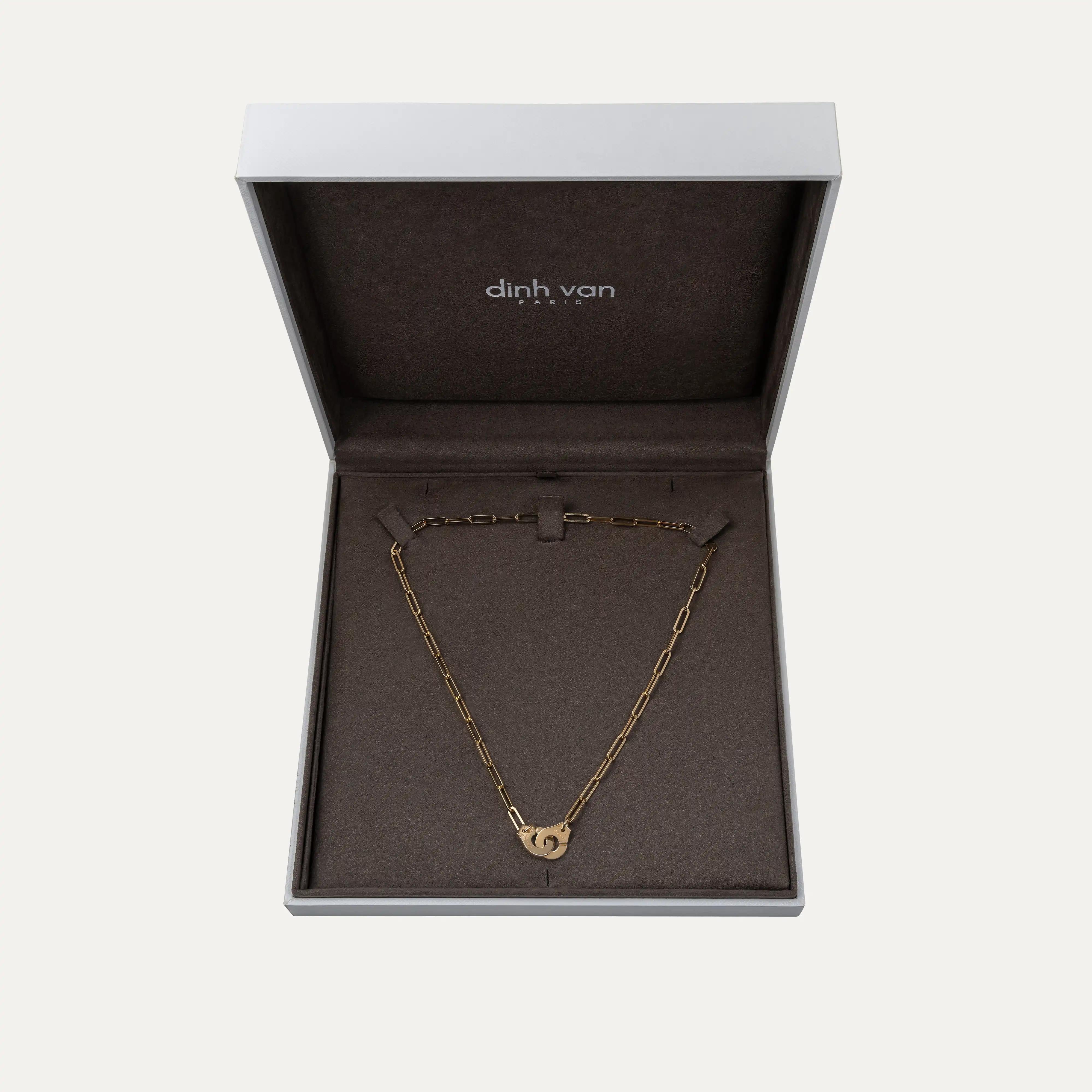 Contemporain Dinh Van Menottes Collier R12 Or jaune 18K en vente