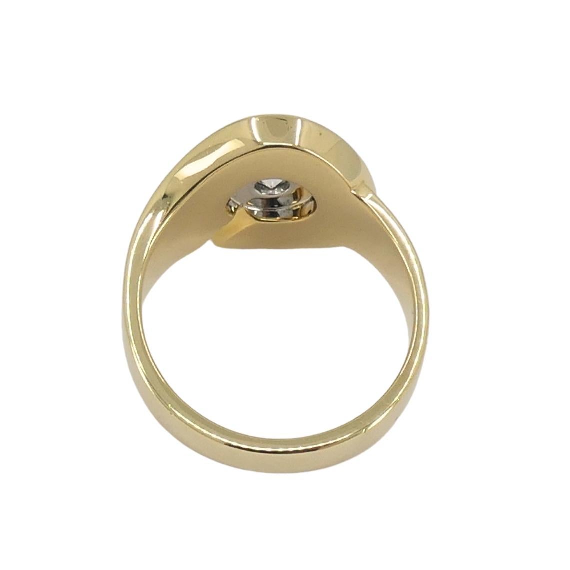 Dinh Van Menottes Anillo Oro 18k Diamante en venta 1
