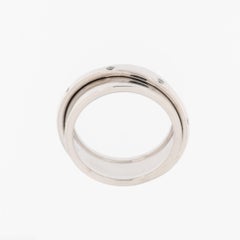 Dinh Van Paris 18 karat White Gold Kinetic Eternity Band with Diamonds