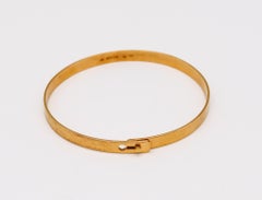 Dinh Van Paris Bracelet jonc géométrique Serrure en or jaune 18 carats, 1980