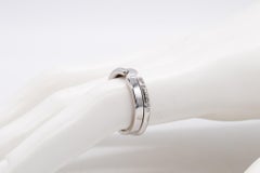 Dinh Van Paris Geometric Ring In 18Kt White Gold With 16 VS Diamonds