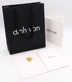 Dinh Van Paris Vintage Classic Menottes Ring in Solid 18Kt Yellow Gold Certified