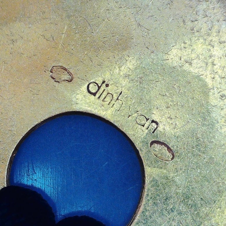 Dinh Van Pi Disc Yellow Gold Pendant Cord Necklace, French at 1stDibs french pendant necklace