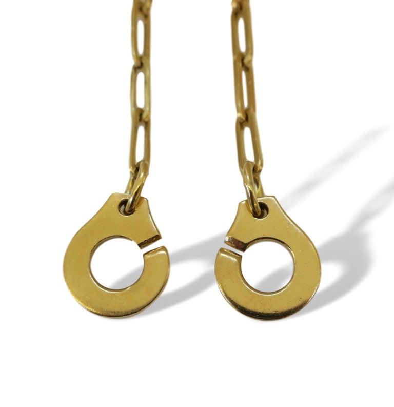 Dinh Van Vintage Menottes "Handcuff" Necklace at 1stDibs handcuff