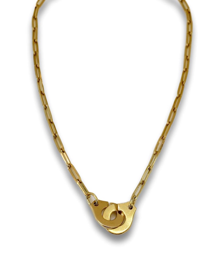 Dinh Van Vintage Menottes "Handcuff" Necklace at 1stDibs handcuff