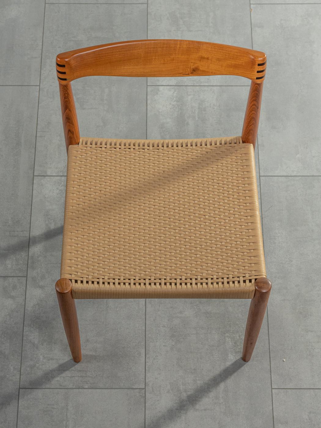 Dinig Chairs Bramin 1960s H.W.Klein Teak Backrest 5