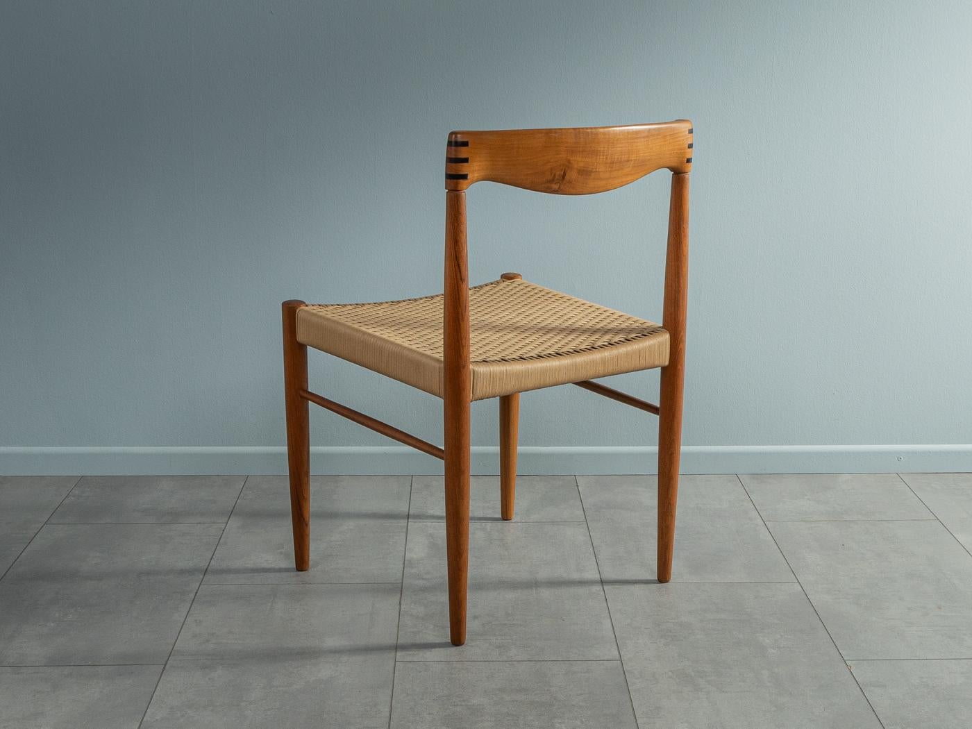 Dinig Chairs Bramin 1960s H.W.Klein Teak Backrest In Good Condition In Neuss, NW