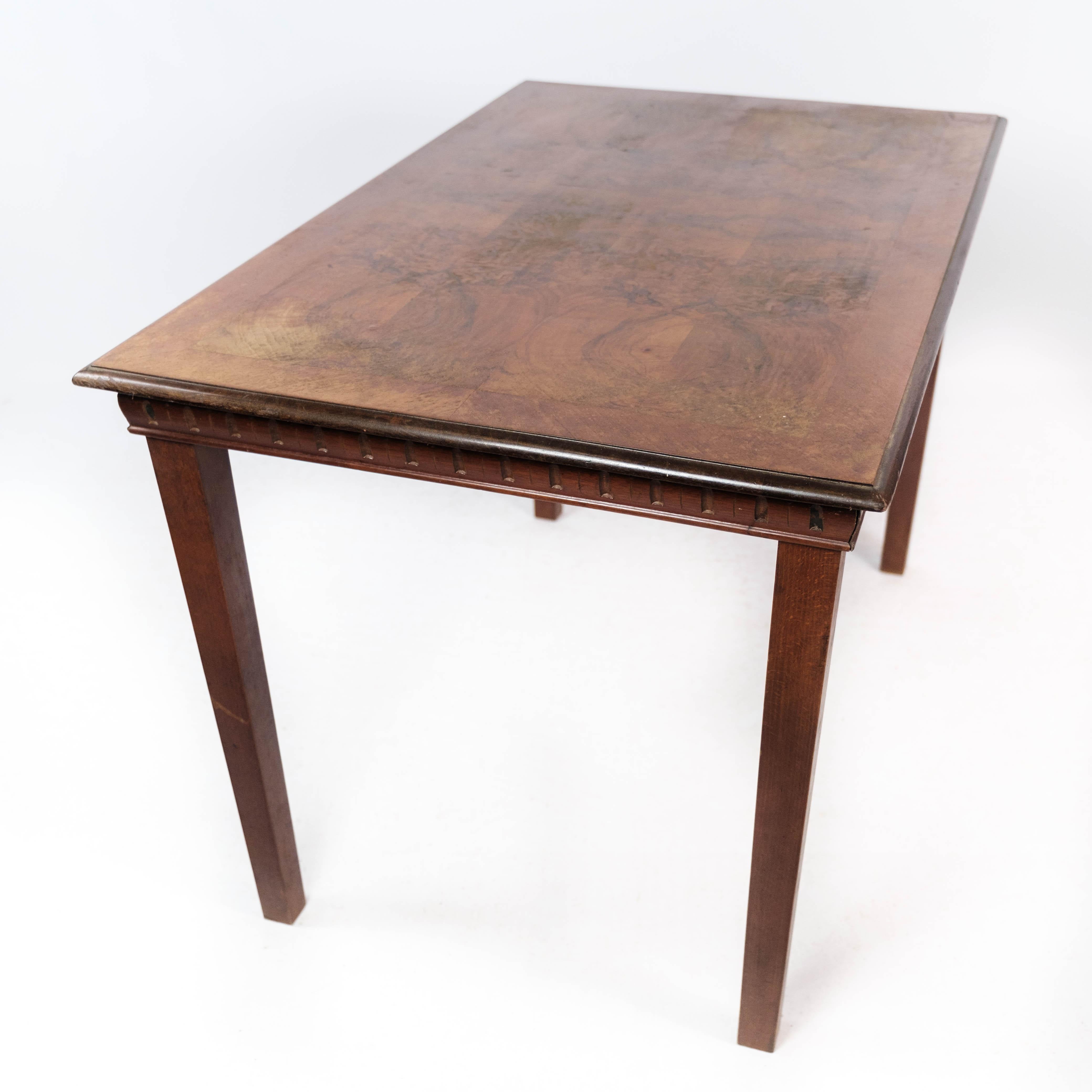 Dining and/or Coffee Table of Walnut, 1890s For Sale 4