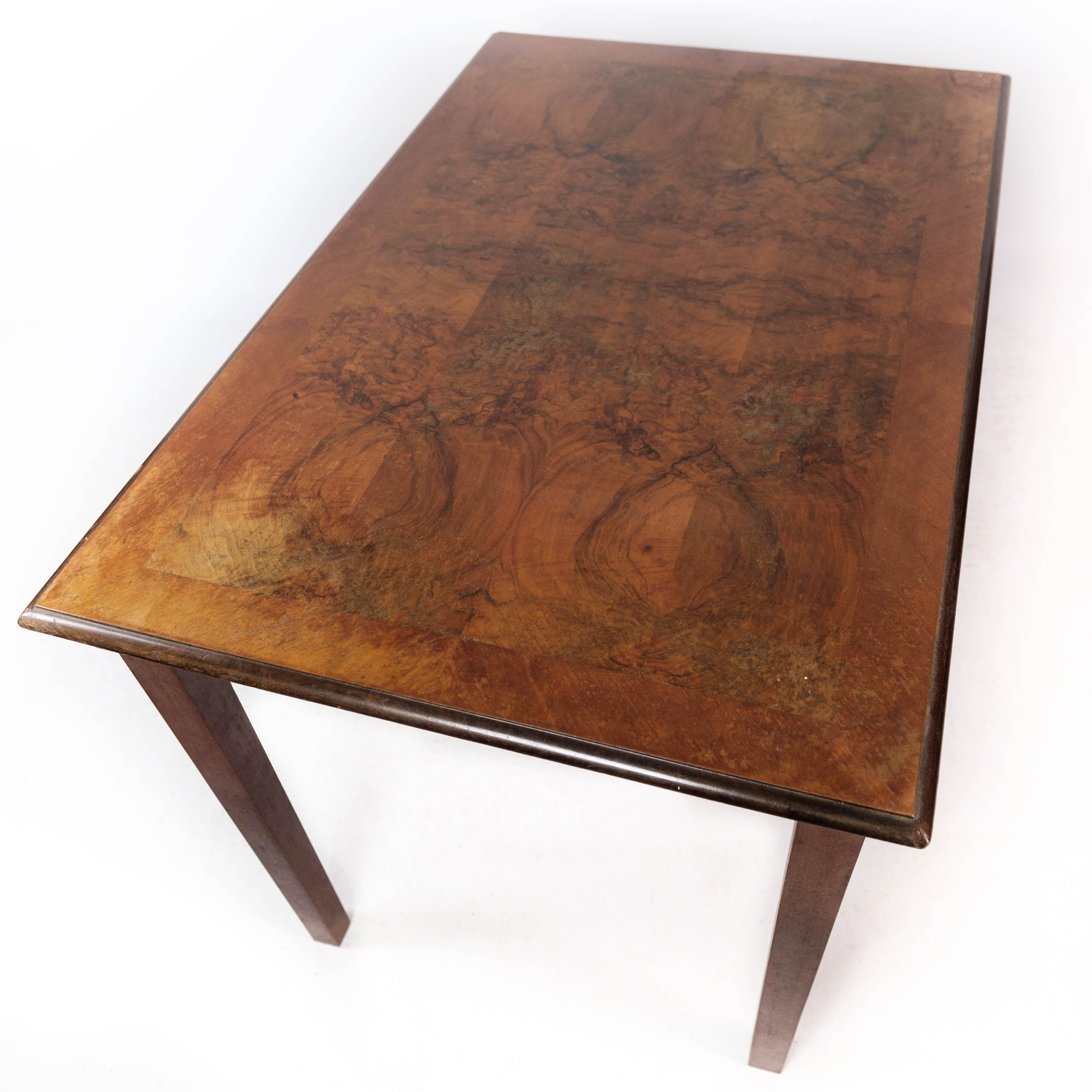 Dining/Coffee Table Made In Walnut From 1890s For Sale 5