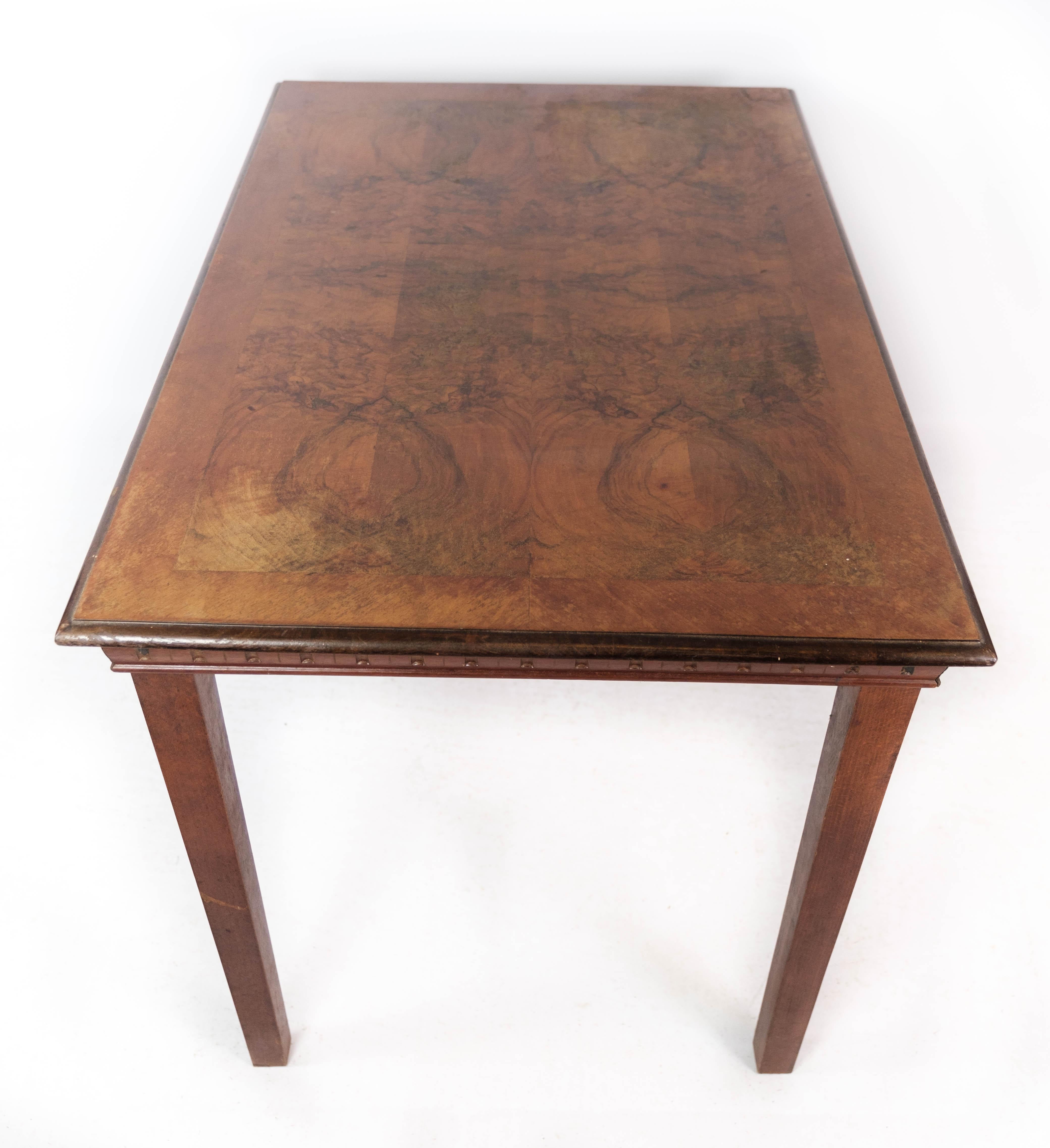 Dining and/or Coffee Table of Walnut, 1890s For Sale 7