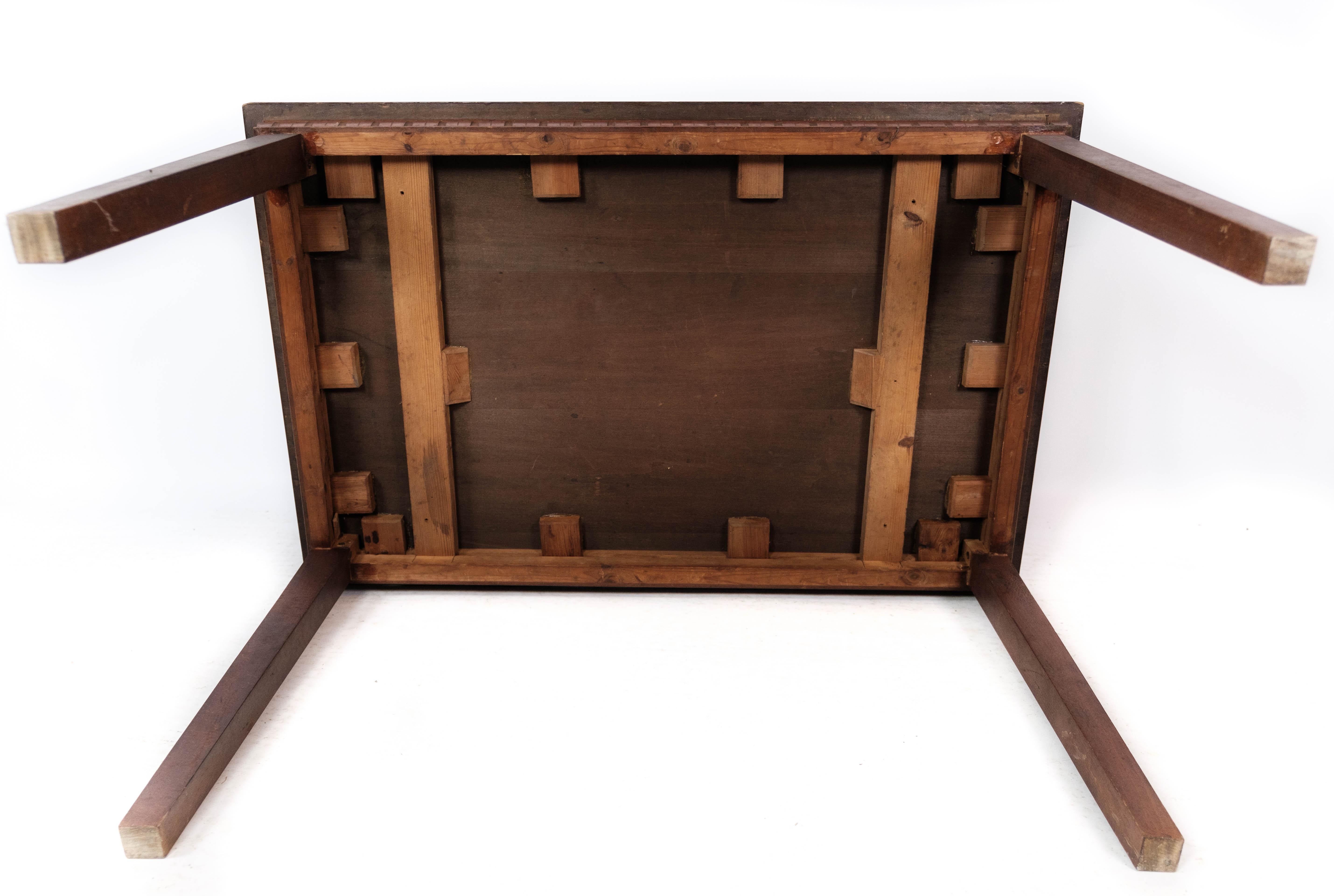 Dining and/or Coffee Table of Walnut, 1890s For Sale 8