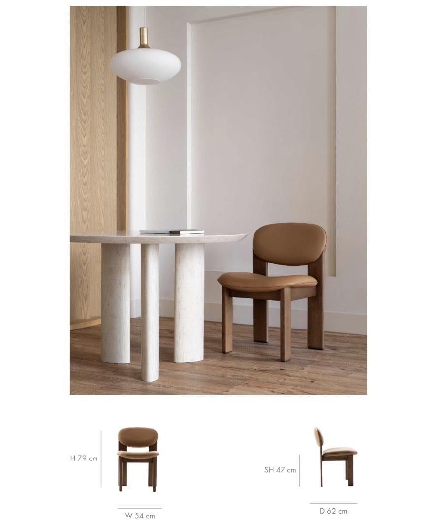 Hand-Crafted Dining Archipen Chair Artistry Edition in Patience&Gough recycled velvet by Noom For Sale