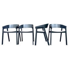 Dining Arm Chairs with Fabric Seat by T. Bentze for Muuto, Denmark, 2013