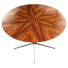 Dining / Center Table with Segmented Santos Rosewood Top