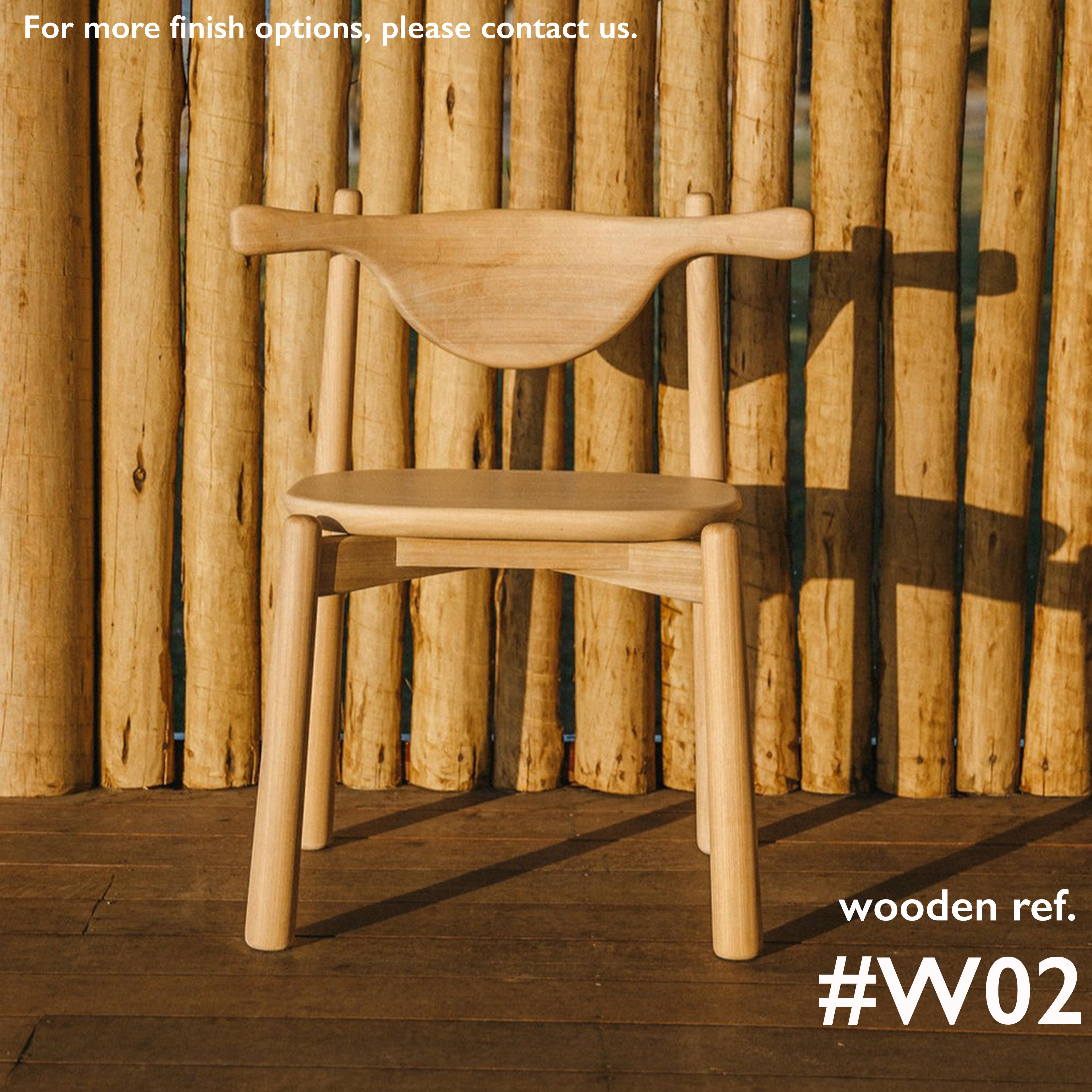 Brazilian Dining Chair Aratu. All solid wood. For Sale