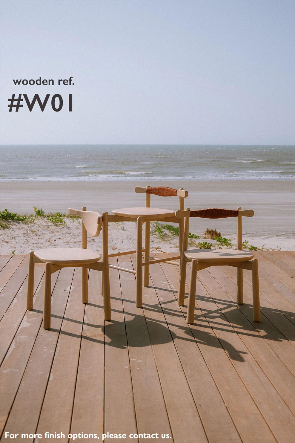 Dining Chair Aratu. All solid wood. For Sale 3